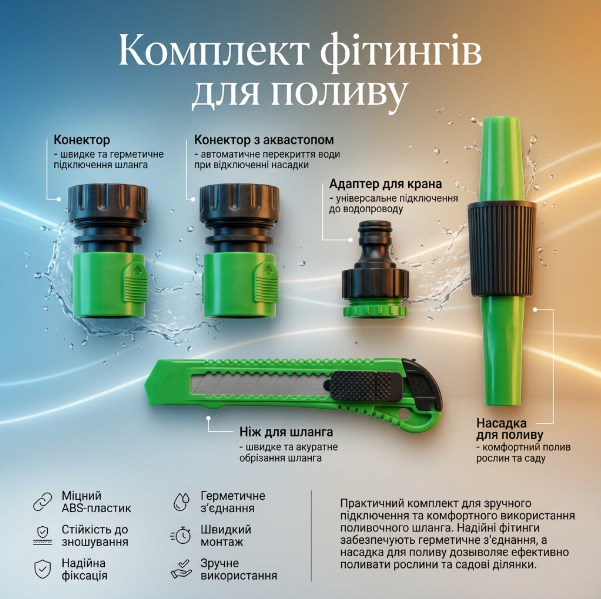 Шланг поливальний армований